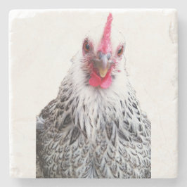 Posavasos De Piedra Cute Bantam Cochin Hen Photo Stone Coaster