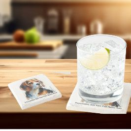Posavasos De Piedra Cute Browns Beagle /PERSONALIZAR Coaster de Piedra