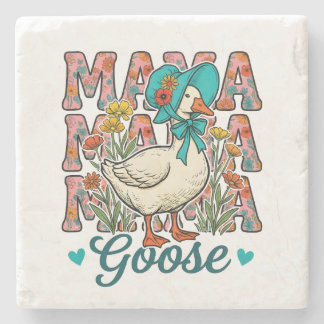 Posavasos De Piedra Cute Mama goose word art 