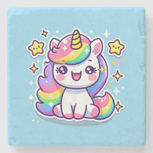 Posavasos De Piedra Cute unicornio