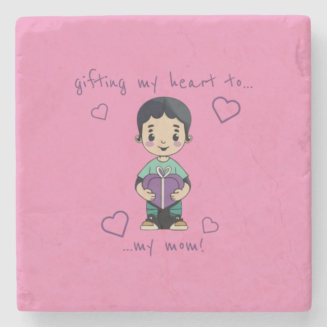 Posavasos De Piedra Cuto Boy (Anverso)