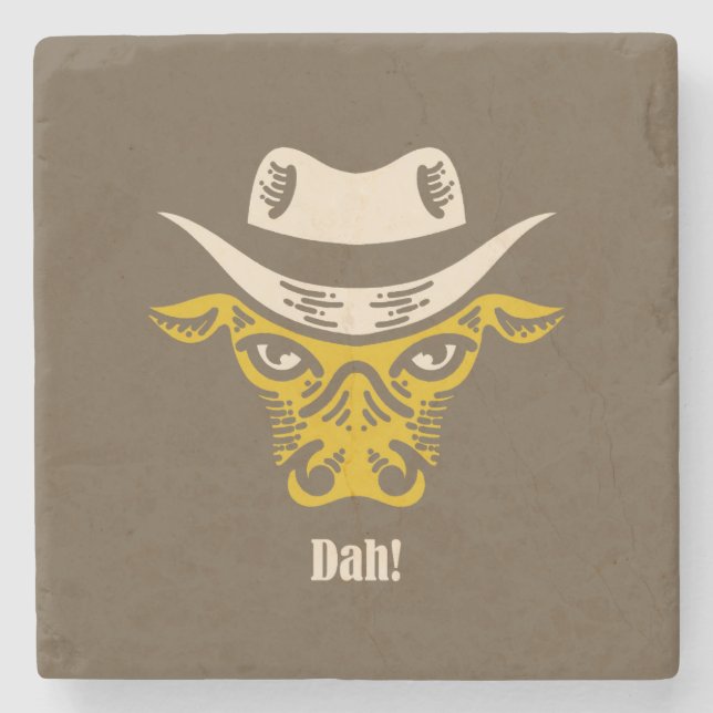 Posavasos De Piedra ¡Dah! (Anverso)