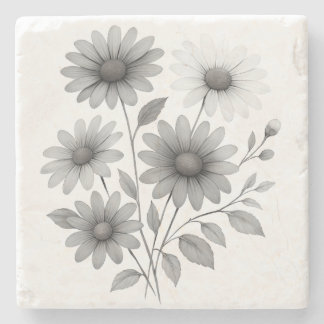 Posavasos De Piedra Daisy Coaster