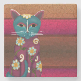 Posavasos De Piedra Daisy Kitty