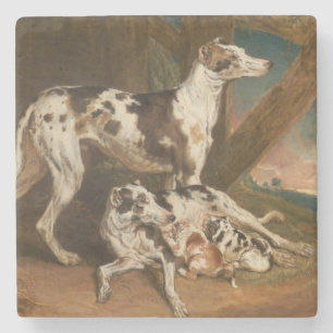 Posavasos De Piedra Dalmatian Dogs (por James Ward)