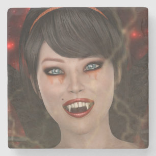 Posavasos De Piedra Dama vampiro