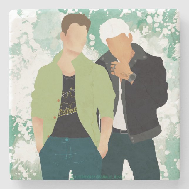 Posavasos De Piedra Damaged Like Us - AC (Anverso)