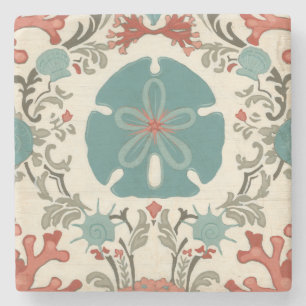 Posavasos De Piedra Damasco costero II