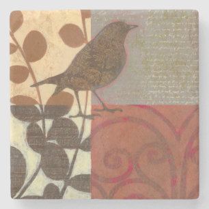 Posavasos De Piedra Damask Sparrow