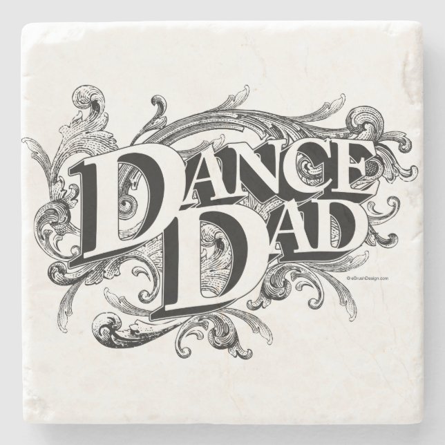 Posavasos De Piedra Dance Dad (Anverso)