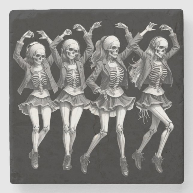 Posavasos De Piedra Danza de Mujeres Muertas (Anverso)