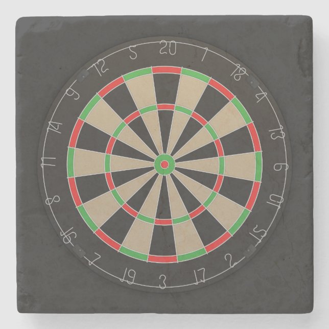 Posavasos De Piedra Dartboard Lover (Anverso)