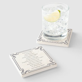 Posavasos De Piedra Das Kölsche Grundgesetz – Köln Cologne Jugendstil