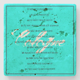 Posavasos De Piedra Das Kölsche Grundgesetz – Köln Cologne Jugendstil