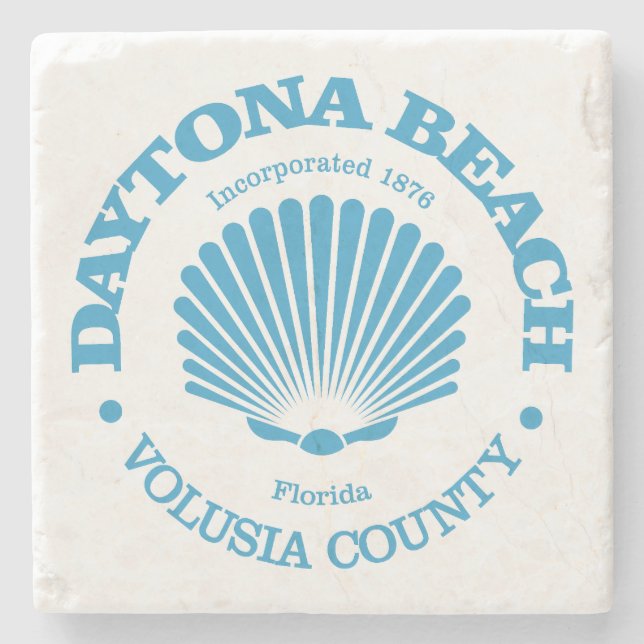 Posavasos De Piedra Daytona Beach (concha de mar) (Anverso)