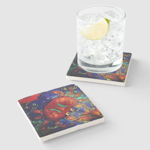 Posavasos de piedra de cangrejo