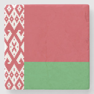 Posavasos de piedra de la bandera patriótica de Bi