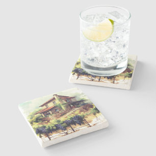 Posavasos de Piedra de Viñedo