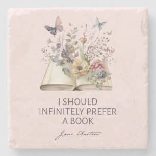 Posavasos De Piedra Debería Preferir Infinitamente Un Libro II - Jane