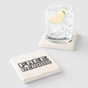 POSAVASOS DE PIEDRA DEBUGS GRATIS