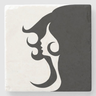 Posavasos De Piedra Deco Mod Woman