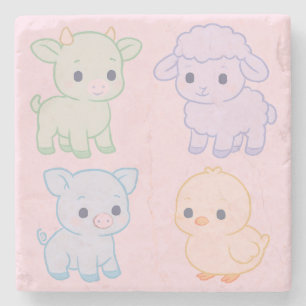 Posavasos De Piedra Decoración de habitación para bebés - Pascua - Reg