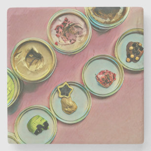 Posavasos De Piedra Decoración de helados