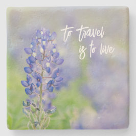 Posavasos De Piedra Decoración del hogar de flores con presupuesto de 