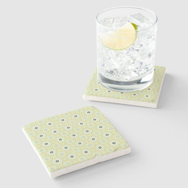 Posavasos De Piedra decorative symmetrical geometric pattern coaster  (Subido por el creador)
