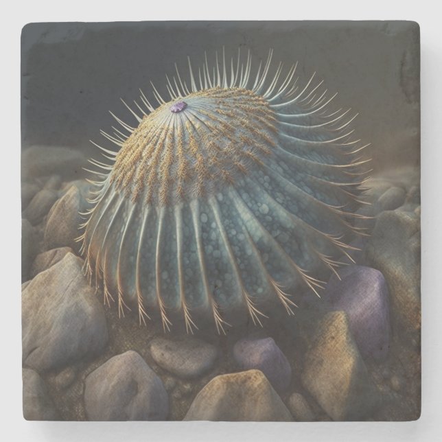 Posavasos De Piedra Deep Sea Urchin (Anverso)