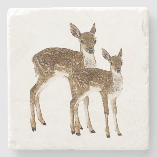 Posavasos De Piedra Deer (Anverso)