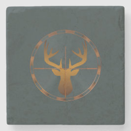 Posavasos De Piedra Deer Hunter