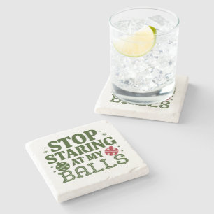 Posavasos De Piedra Deja De Mirar El Humor De Mis Navidades Sucios De