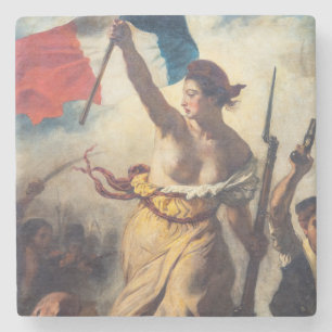 Posavasos De Piedra Delacroix - La Libertad guiando al pueblo Primer p