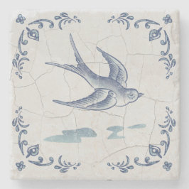 Posavasos de piedra Delft Swallow