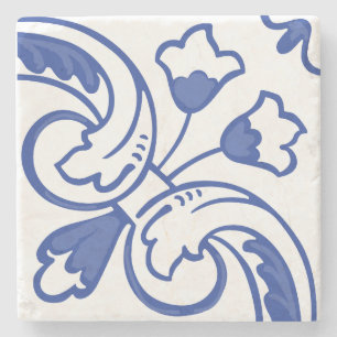 Posavasos De Piedra Delft Vine Blossom