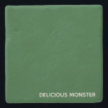Posavasos De Piedra Delicioso nombre de color verde Monster<br><div class="desc">Delicioso nombre de color verde Monster</div>