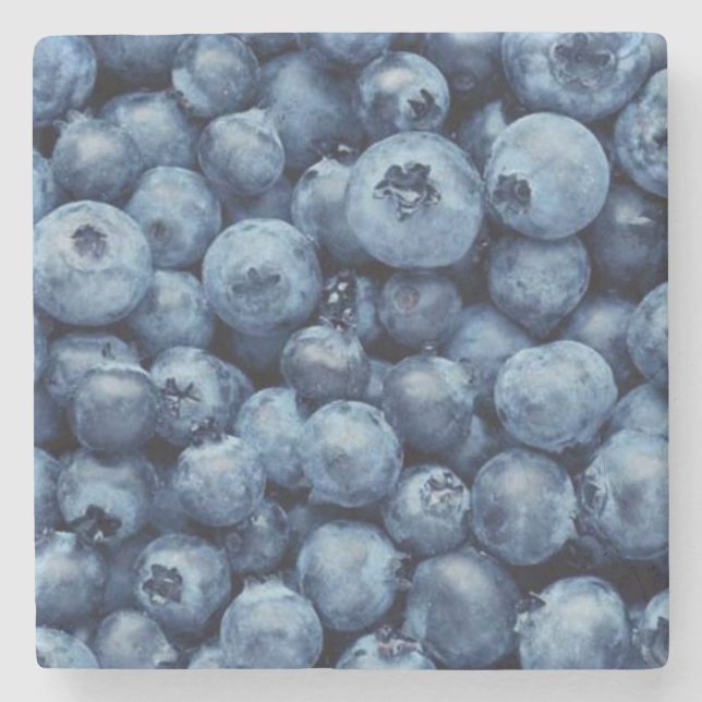 Posavasos De Piedra Delicious Blueberries (Anverso)