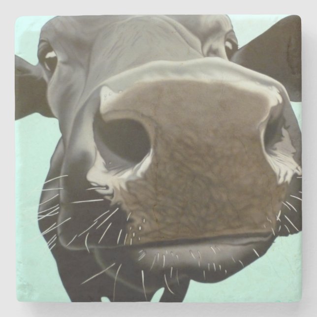 Posavasos De Piedra 'Demasiado cerca para Comfort (Anverso)