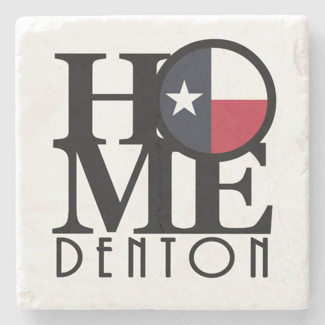 Posavasos De Piedra Denton HOME (Anverso)