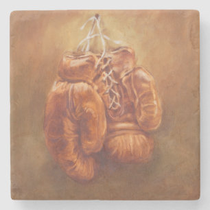 Posavasos De Piedra Deporte ruso Guante de boxeo