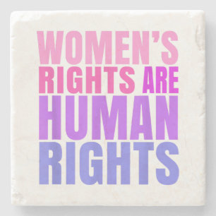 Posavasos De Piedra Derechos Humanos Derechos de la Mujer