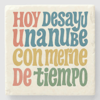 Posavasos de piedra Desayuno surrealista