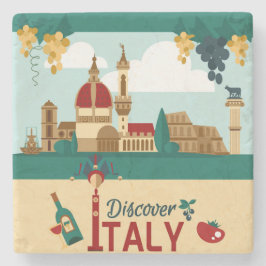 Posavasos De Piedra Descubra Italia