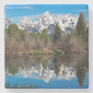 Posavasos De Piedra Desembarco de Schwabacher, Grand Teton