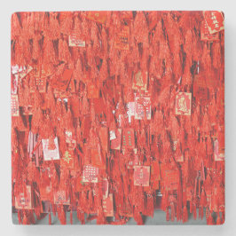 Posavasos De Piedra Deseos rojos