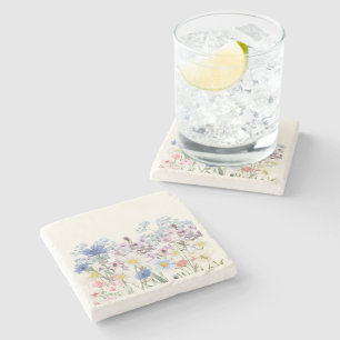 Posavasos De Piedra Desi Floral