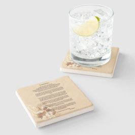 Posavasos De Piedra Desiderata de Max Ehrmann