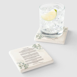 Posavasos De Piedra Desiderata de Max Ehrmann