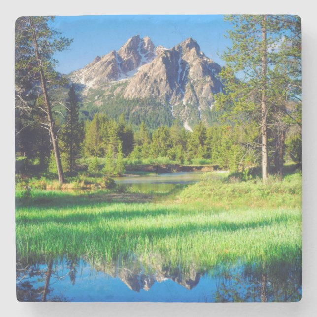 Posavasos De Piedra Desierto de Sawtooth (Anverso)